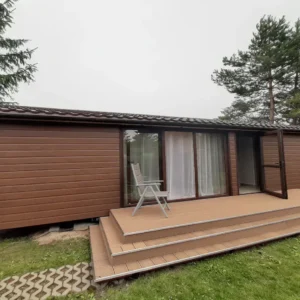 Casa móvil compacta - 35m² de diseño eficiente y estructura de acero
